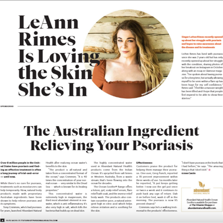 The Australian Ingredient Relieving Your Psoriasis