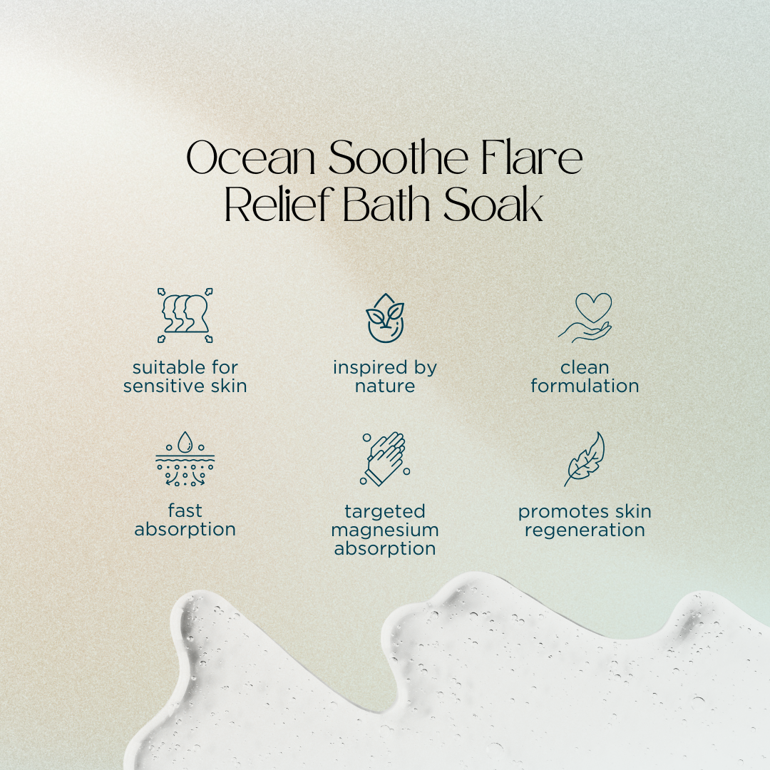 Ocean Soothe Flare Relief Bath Soak (500mL/16.9oz)