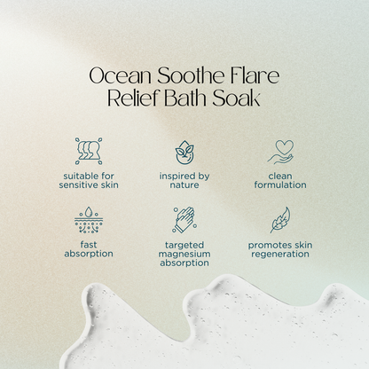 Ocean Soothe Flare Relief Bath Soak (500mL/16.9oz)